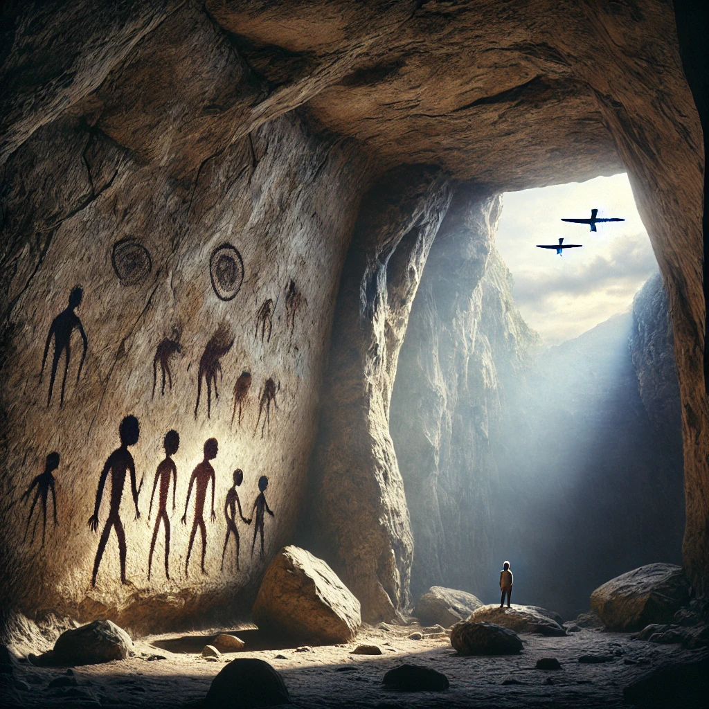 Thiel , the Plane and the Caveman